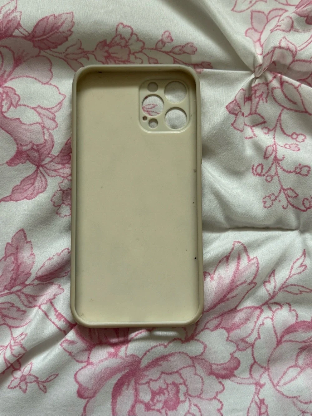Floral Pastel Protective Phone Case - White/Multicolor